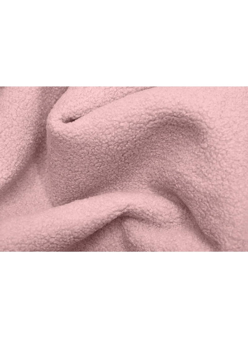 Fatboy Bonbaron Sherpa Lounge Chair – Ultra-Soft & Adjustable Cozy Seat | Indoor Relaxation with Backrest Adjustment | Plush & Stylish (Pink, 120x120x75 cm) - Image 3